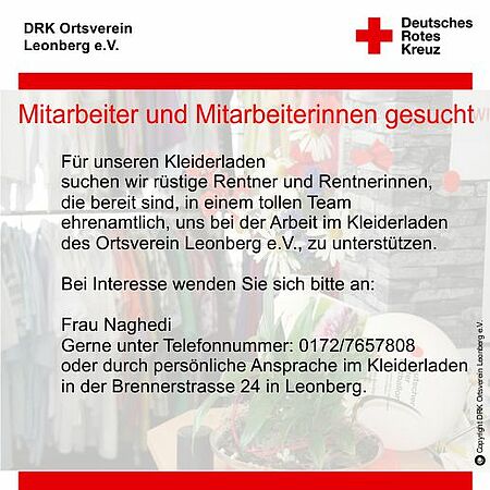 Werbung MA Kleiderladen